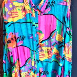 Designer Oversized Buttondown Blouse